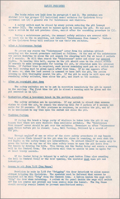 Safety Procedure (1960s)