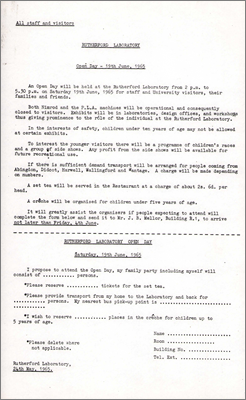 Rutherford High Energy Laboratory Families and Friends Day (16 June 1965)