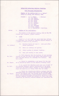 RLBC/C2 Minutes of meeting (5 February 1962)