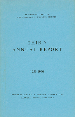 RHEL Third Annual Report (1959-1960)