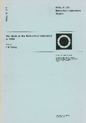 The work of the Rutherford Laboratory (1966)