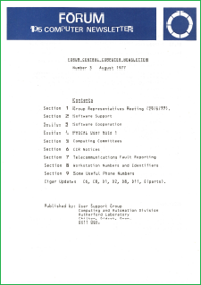 Forum no.3 Part 2 (August 1977)