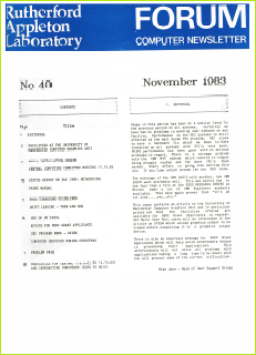 Forum no.40 (November 1983)