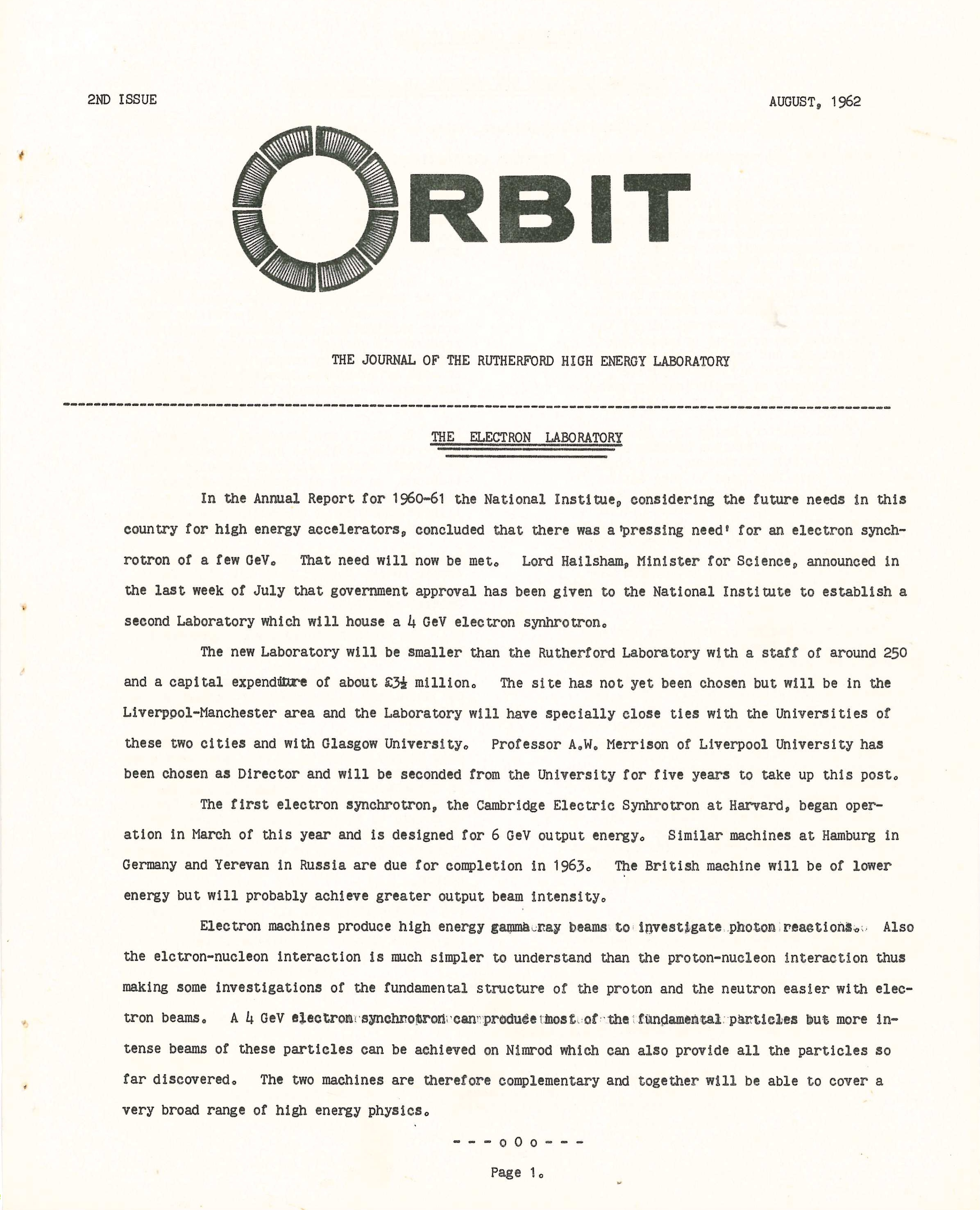 Issue 2 (August 1962)