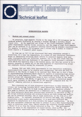C8 Superconducting magnets