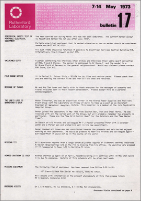 7 May 1973