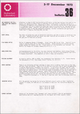 3 December 1973