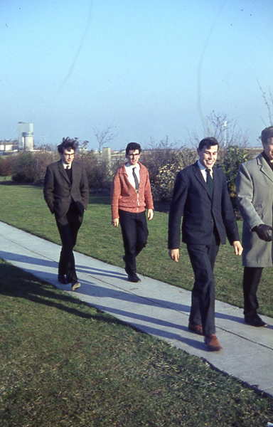 Malcolm Bird, Peter Hallowell, Bob Hopgood and Don Russell