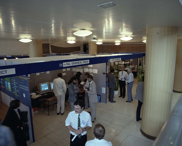 Graphics Tools Stand at the Alvey Conference